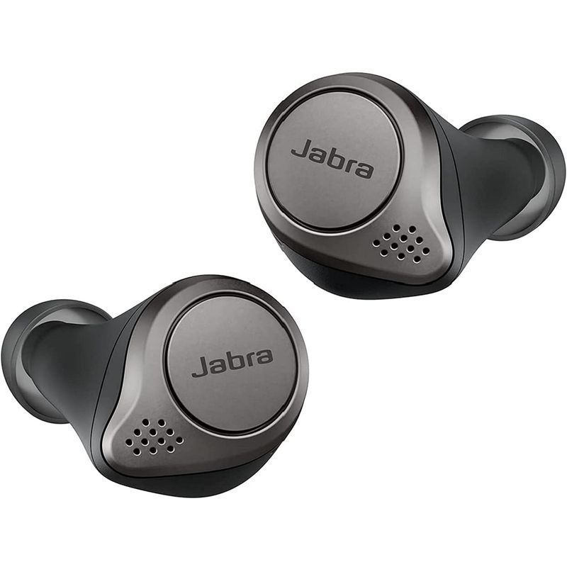 Jabra 完全ワイヤレスイヤホン Elite 75t チタニウムブラック IP55 Bluetooth? 5.0 マルチポイント対応 2台