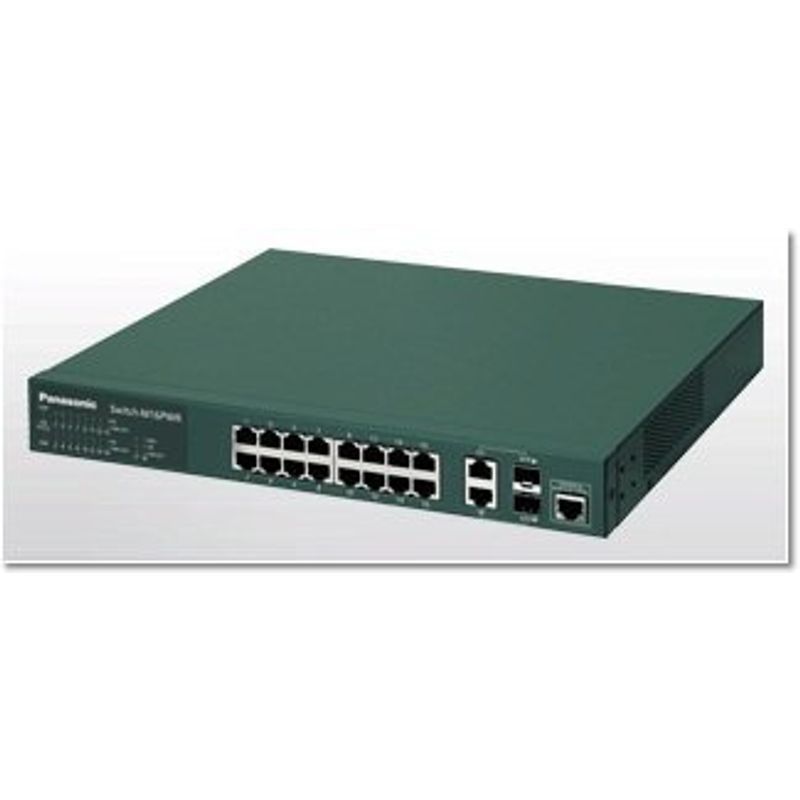 パナソニックESネットワークス PoE対応 16ポートL2スイッチングハブ Switch-M16PWR PN23169K