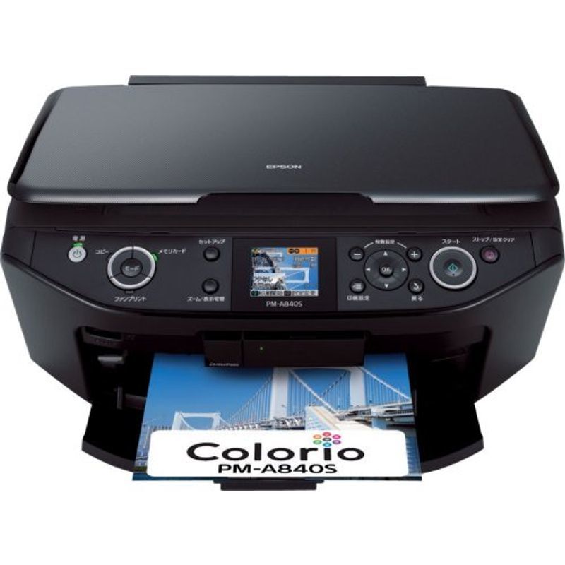 EPSON MultiPhoto Colorio EpsonColor対応 6色染料インク フォト複合機 PM-A840S お買い得品