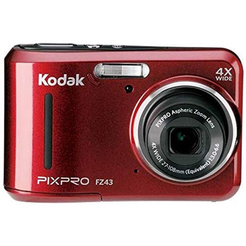 Kodak(コダック) FZ43 コンパクトデジタルカメラ PIXPRO レッド-