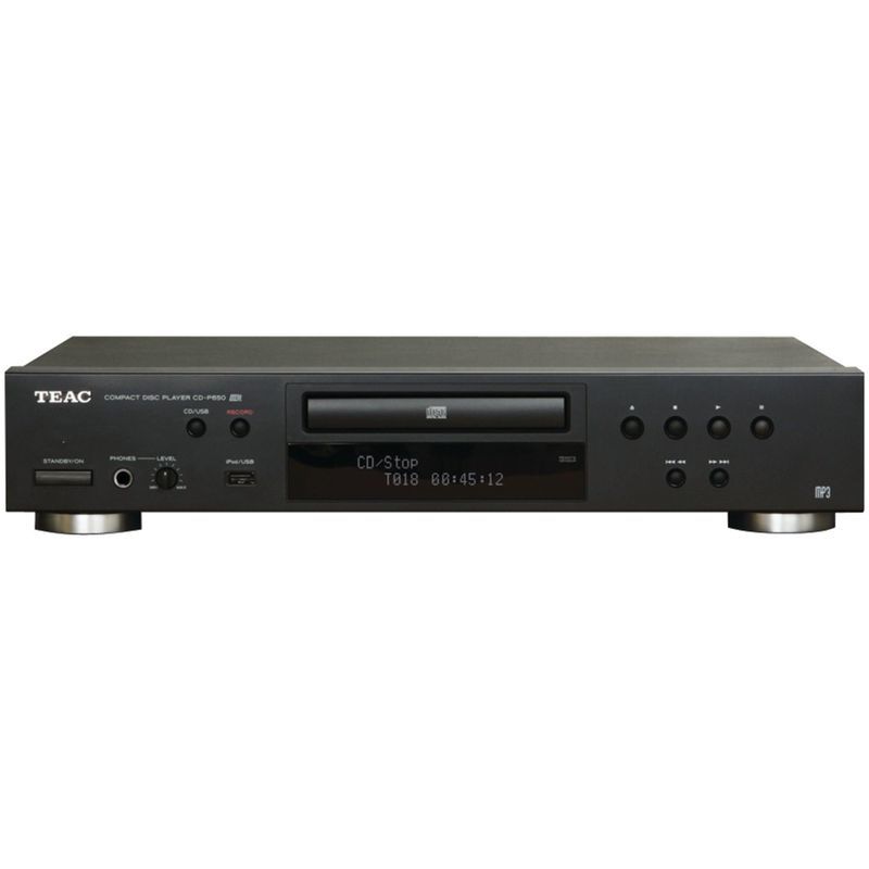 TEAC CDプレーヤー iPod対応 ブラック CD-P650-B