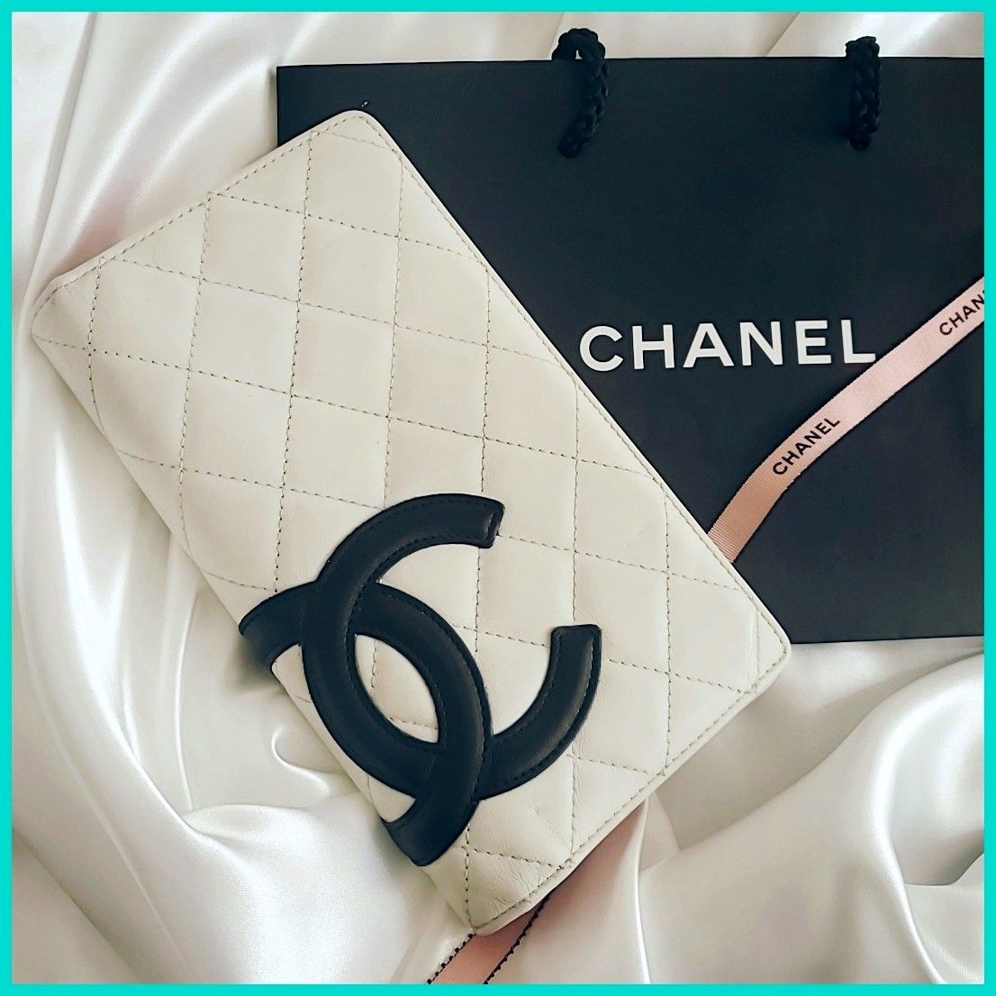 シャネル CHANEL カンボンライン 長財布 白 ホットピンク|Yahoo シャネル CHANEL カンボンライン 長財布 白 ホットピンク|Yahoo