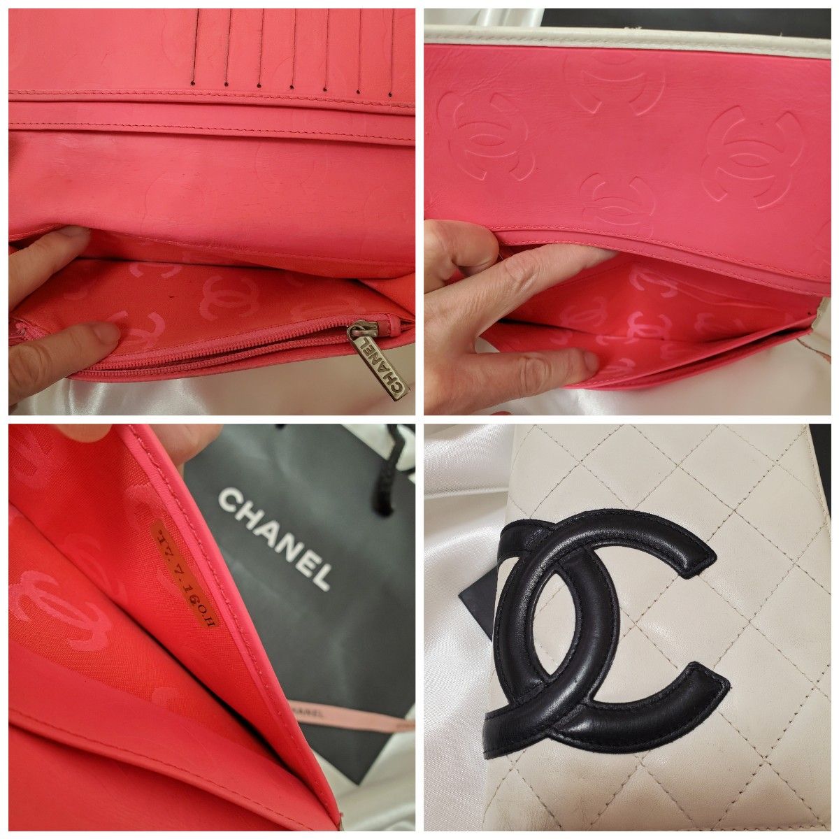 シャネル CHANEL カンボンライン 長財布 白 ホットピンク|Yahoo シャネル CHANEL カンボンライン 長財布 白 ホットピンク|Yahoo