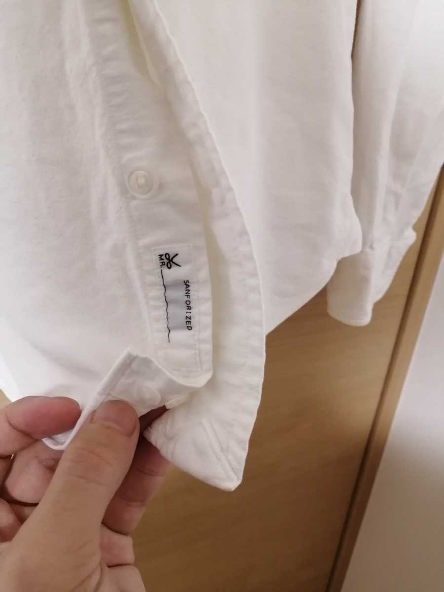 USA製 GAMBERT CUSTOM SHIRTS オックスフォードボタンダウンシャツ　14 1/2-32 ホワイト　白シャツ S メンズ  ギャンバートカスタムシャツ