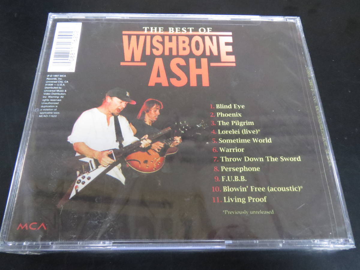 未開封新品！Wishbone Ash - The Best of Wishbone Ash 輸入盤CD（アメリカ MCAD-11620, 1997）