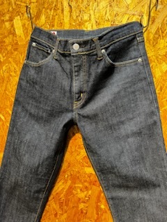  мужской брюки EDWIN Edwin Denim джинсы темно синий конический половина край длина стрейч сделано в Японии FE514 / W31 единый по всей стране стоимость доставки 520 иен 