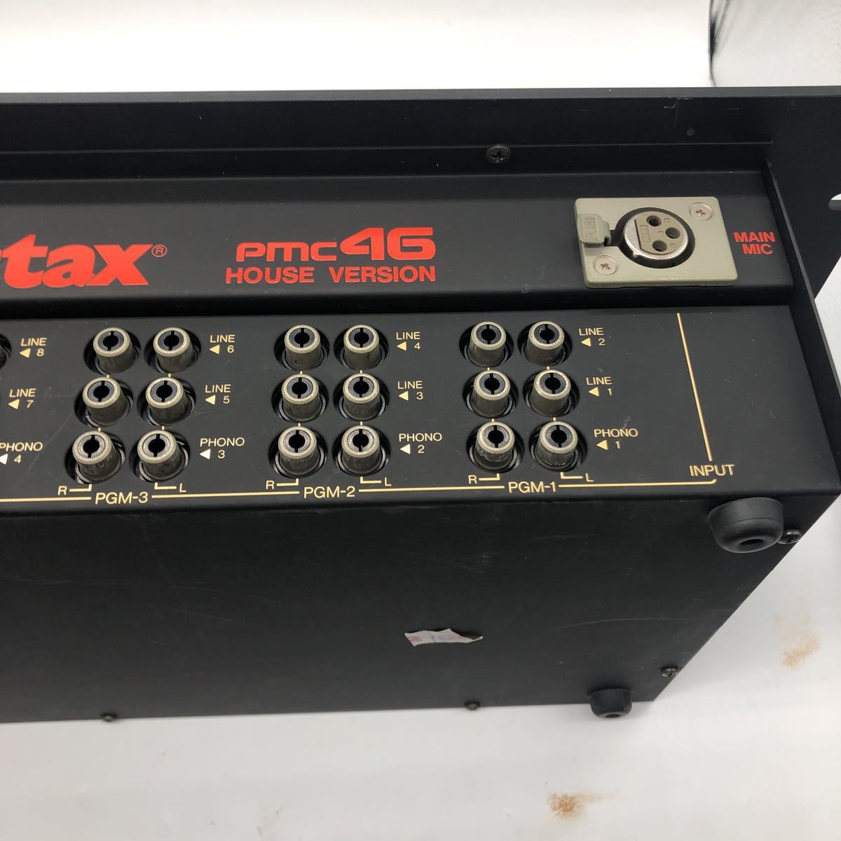 Vestax ベスタックス DJミキサー PMC46 通電のみ確認 楽器、器材