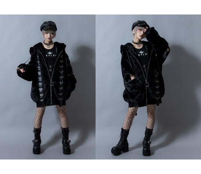 REFLEM ファー パーカー Dリング アウター ファー ブルゾン パーカー