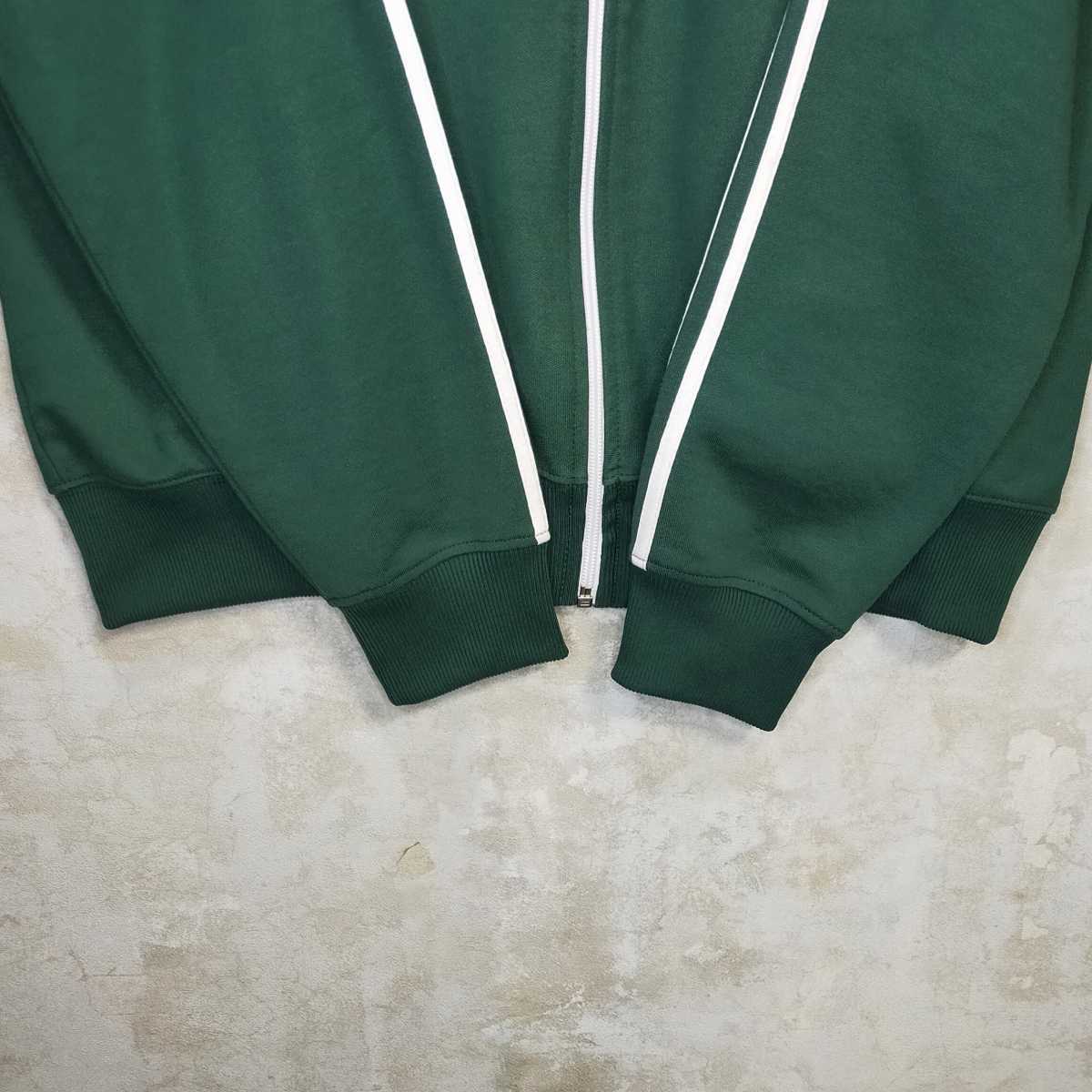 【人気配色】フレッドペリー FRED PERRY XL モスグリーン 緑 深緑 白 グリーン ホワイト ジャージ ポルトガル 上着 トラックジャケット