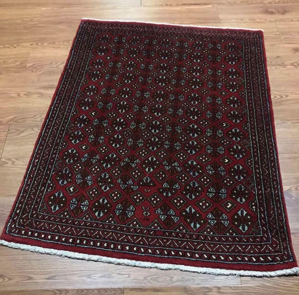 ペルシャ絨毯 ビンテージ トライバルラグ (ユニーク品)No 35145