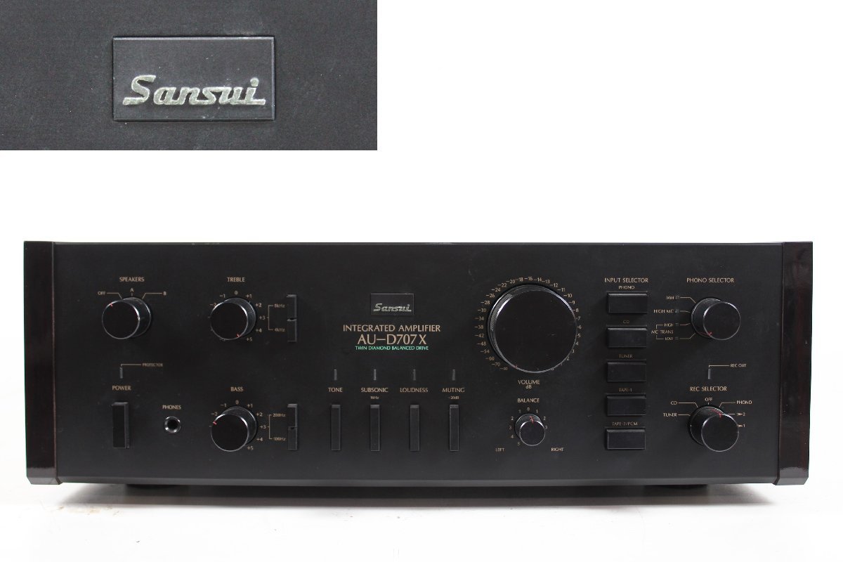 ボリュームガリ有 SANSUI AU-D707X プリメインアンプ インテグレー