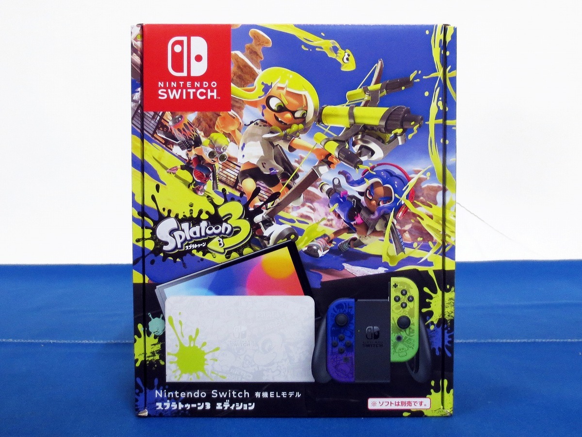 誠実】 新品未使用 有機EL スプラトゥーン3エディション 本体 switch