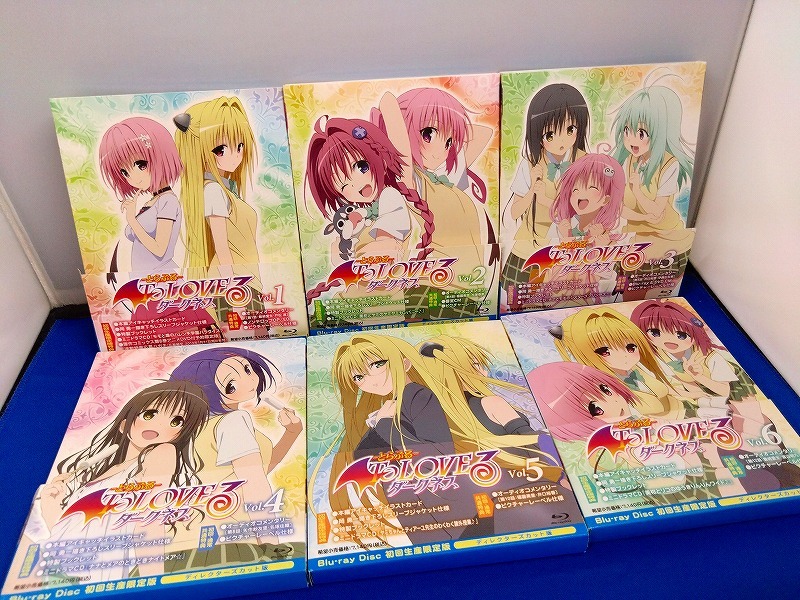Blu-ray】初回生産限定版 ToLOVEる ダークネス 全6巻