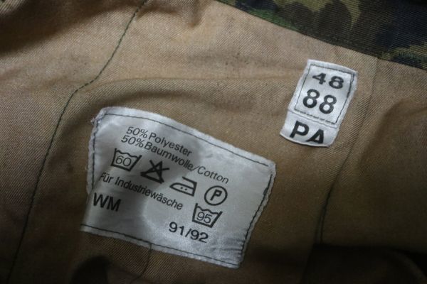 Sam 6629 送料無料 スイス軍　TAZ90 迷彩　パンツ 軍用 軍物 軍モノ ミリタリー ビンテージ_画像5