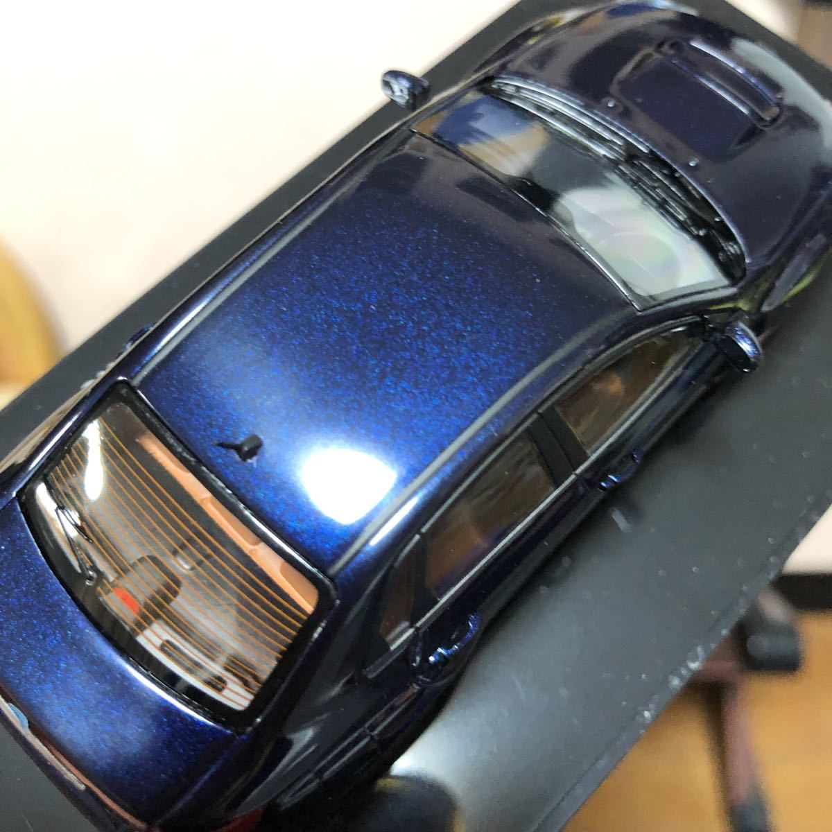 EBBRO エブロ HOT! 1/43 SUBARU WRX STI A-Line BLUE 44397 ブルー 青 スバル ミニカー 模型 完成品の画像9