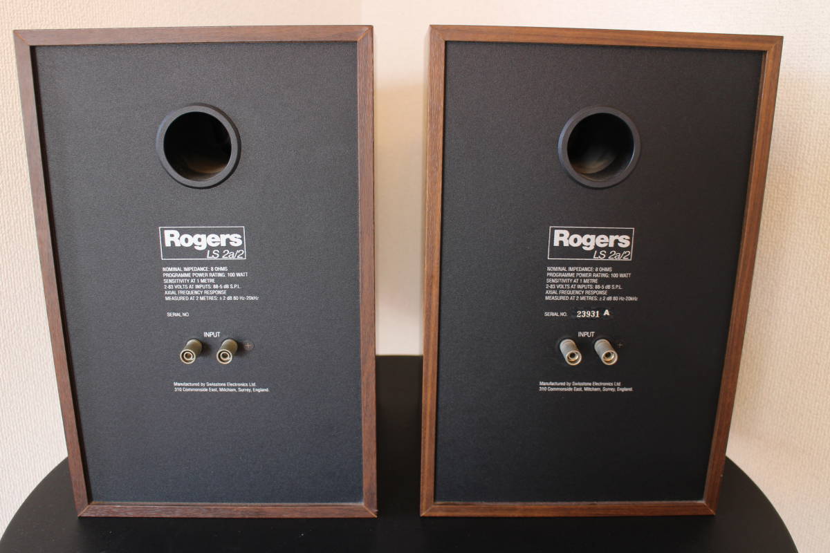 希少 Rogers LS2a/2 2WAYスピーカー ペア ブックシェルフ ロジャース 希少 Rogers LS2a/2 2WAYスピーカー ペア ブックシェルフ ロジャース