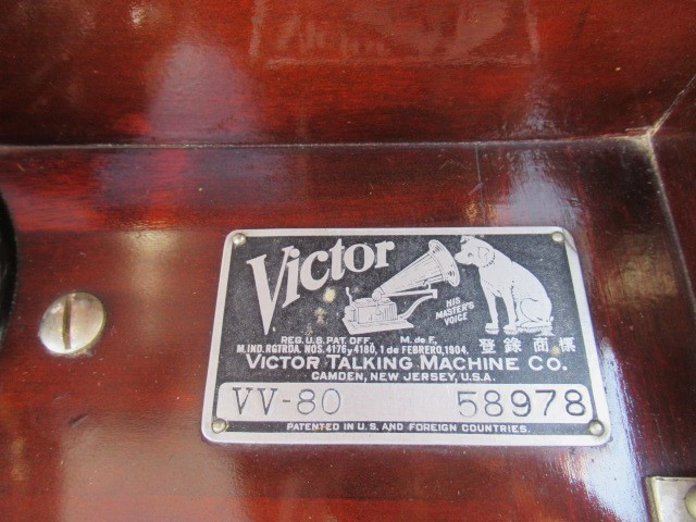 [ Aichi store ]#VICTOR# gramophone Victrola/ creel to roller VV-80 SP record record attaching 1924 year Aichi outskirts our company delivery / receipt welcome antique / antique 