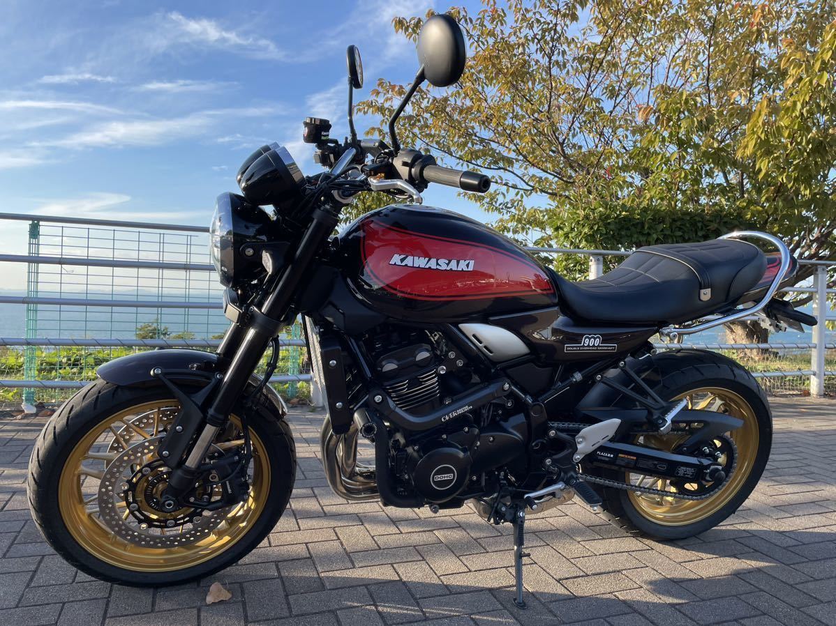 KAWASAKI（カワサキ）Z900RS／茗荷シート ZⅡパターン・艶消しブラック