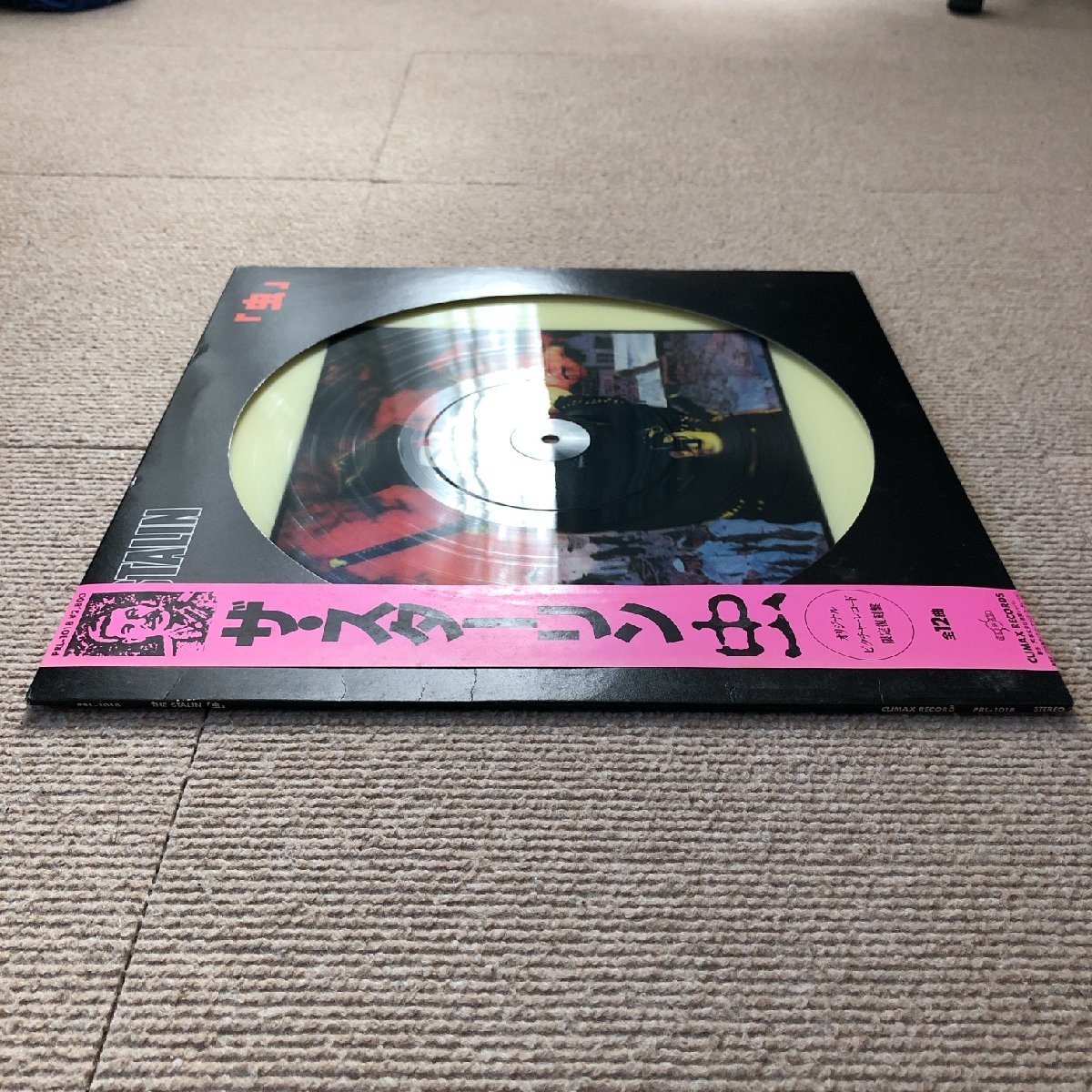6607 美盤 レア盤スターリン Stalin 1988年 LPピクチャーレコード 虫 Mushi 名盤 国内盤 帯付Japanese punk_画像5