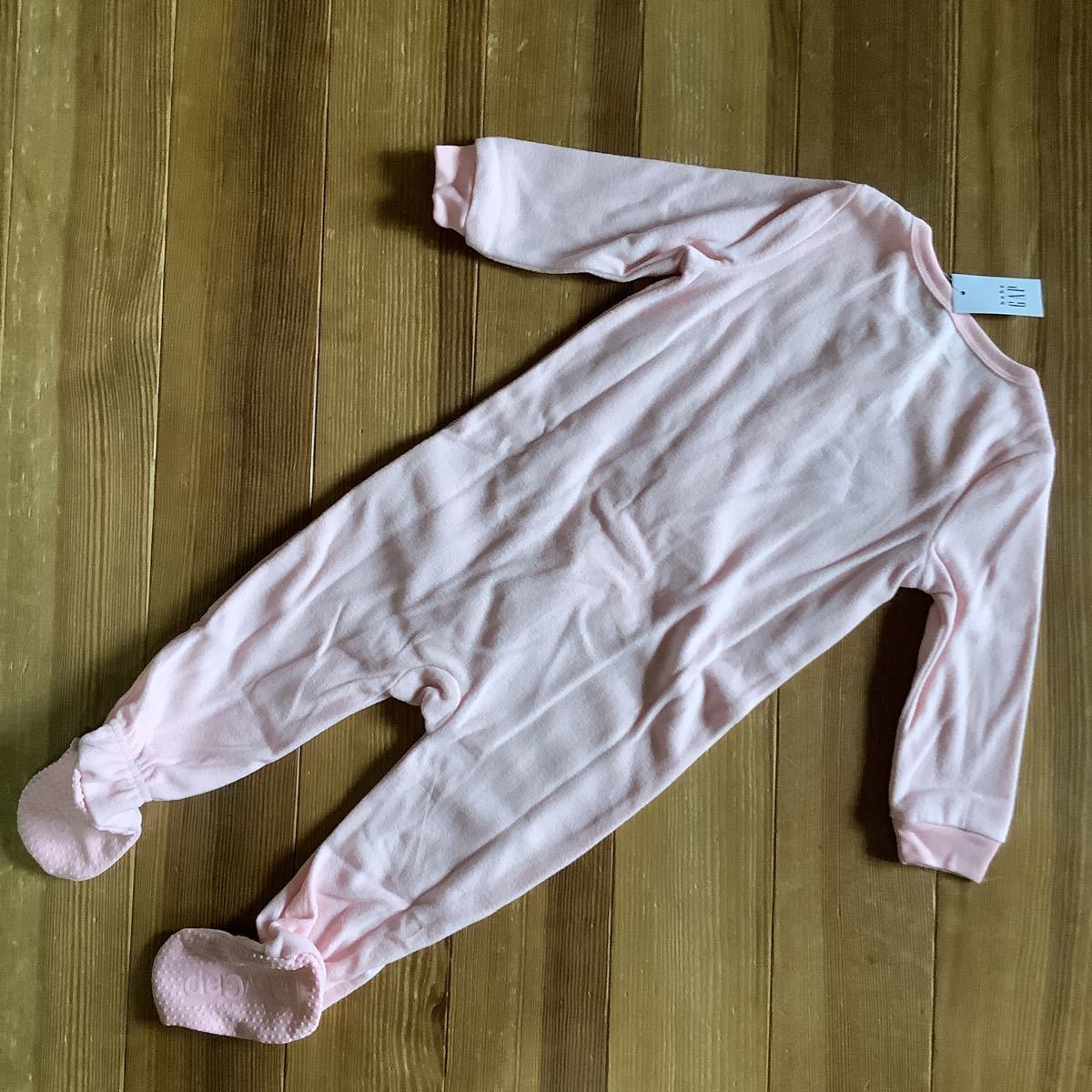 新品 未使用　baby Gap ベビーギャップ　ユニコーンフリース 足つき 長袖 カバーオール 90cm ロンパース パジャマ 定価3990_画像6