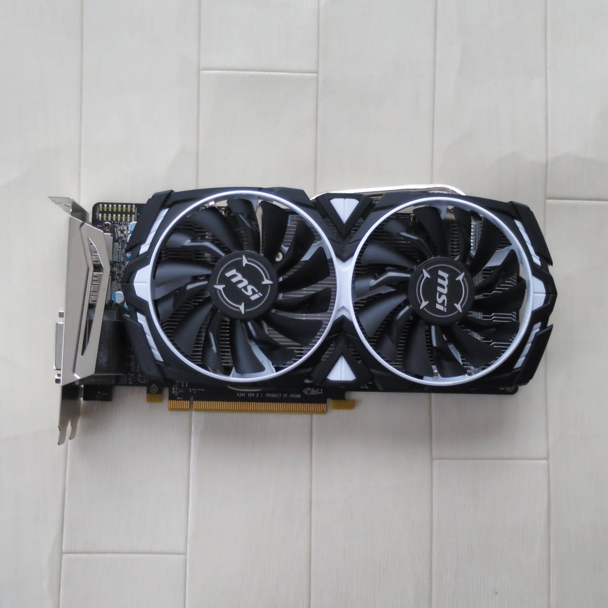 MSI Radeon RX 570 ARMOR 4G OC グラフィックスボード VD6330 Used品