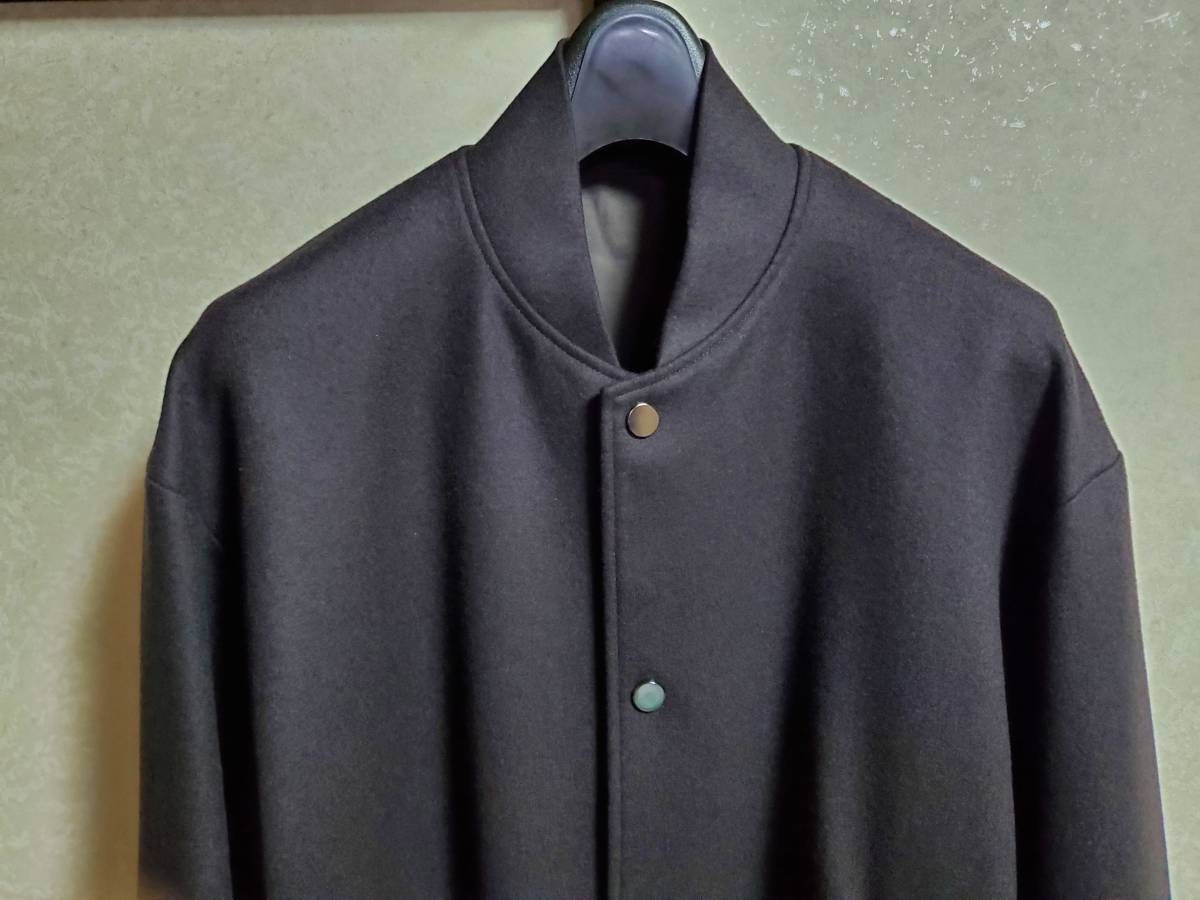 URU (ウル)WOOL STADIUM JACKET サイズ1 バーガンディー Burgundy ウールスタジアムジャケット スタジャン