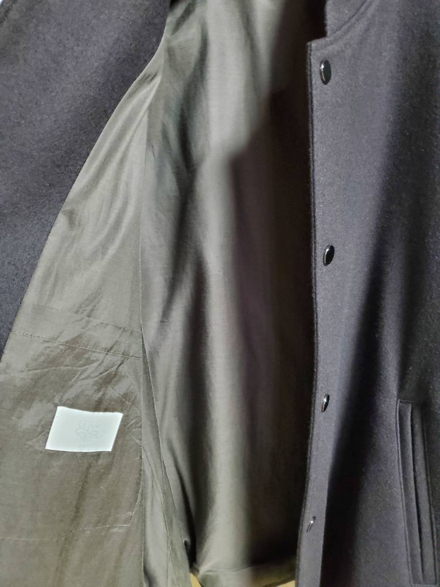 URU (ウル)WOOL STADIUM JACKET サイズ1 バーガンディー Burgundy ウールスタジアムジャケット スタジャン
