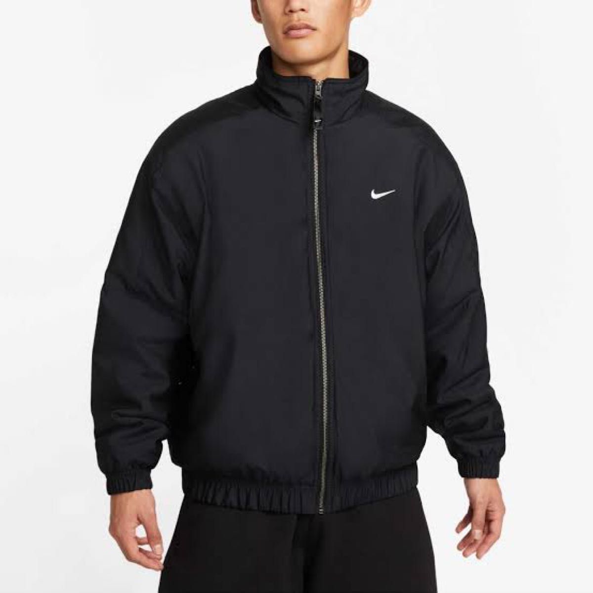 NikeLab ナイキラボ ソロ スウッシュ サテン ボンバージャケット NikeLab ナイキラボ ソロ スウッシュ サテン ボンバージャケット