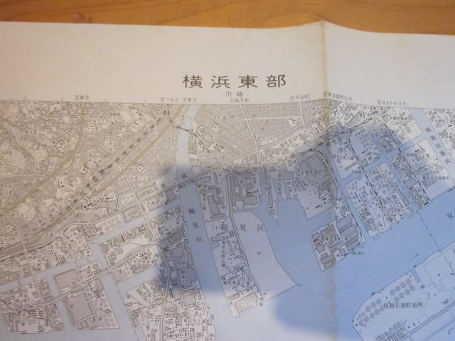 古地図　横浜東部　２万５千分の1地形図◆昭和５３年◆神奈川県_画像2