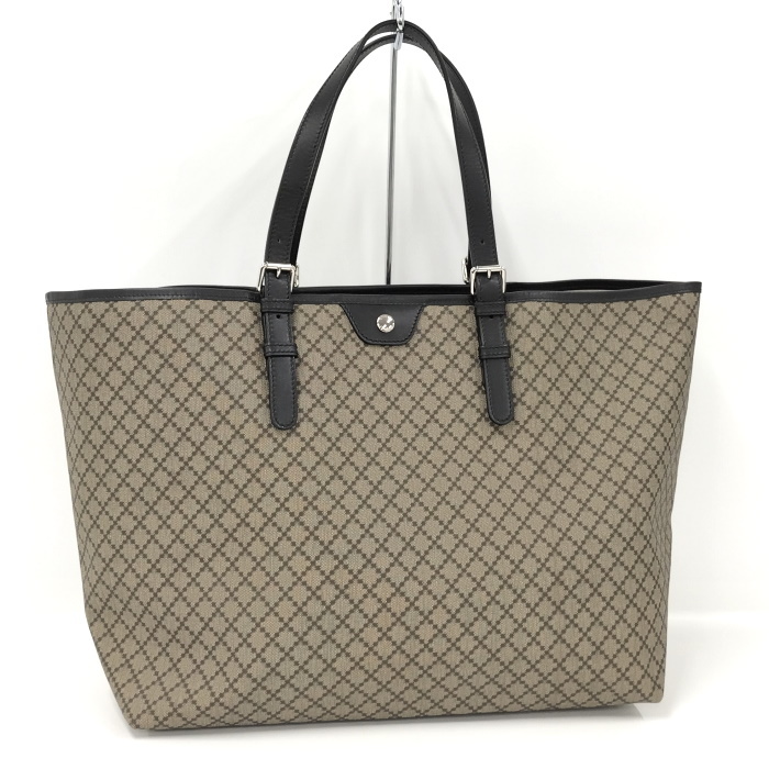 GUCCI ディアマンテ トートバック PVC ブラウン ブラック 295250 www