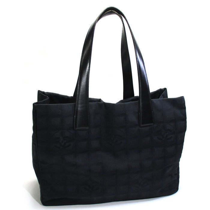 CHANEL ニュー トラベルライン トート MM ナイロン ブラック A15991