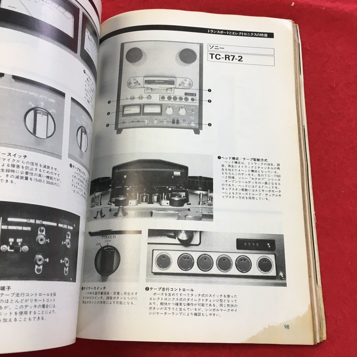 f-540 ※0季刊 テープサウンド 1977 冬号 No.23 最新2トラックデッキ14機種の生録音における能力をさぐる _画像4