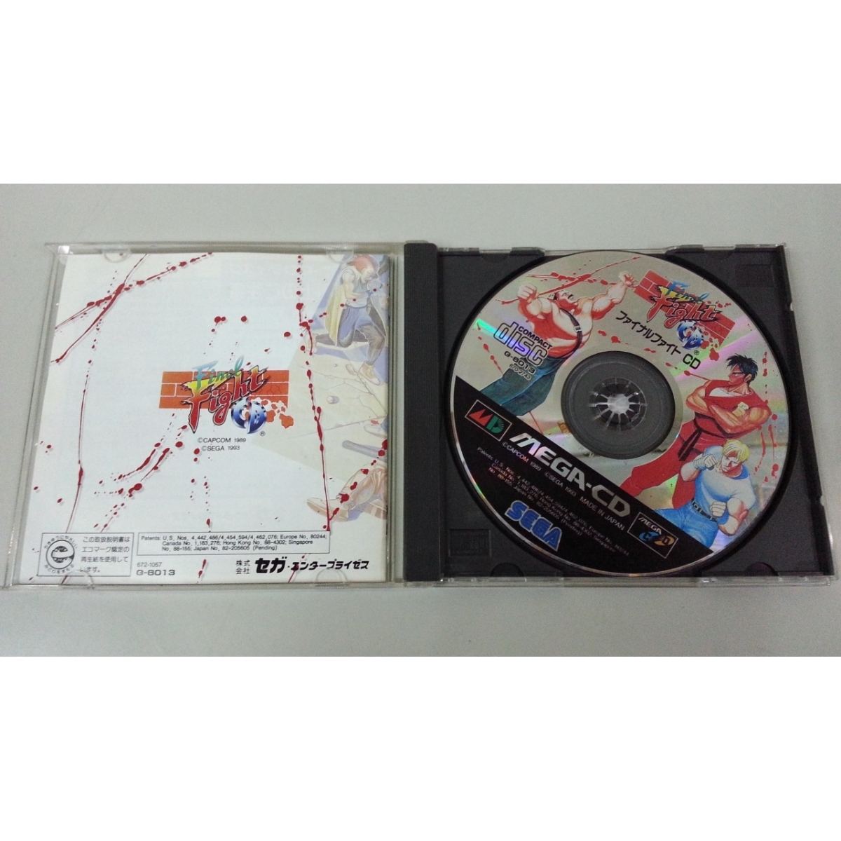 [18]MEGA CD メガCD MCD ファイナルファイトCD 帯欠品 動作確認済みの画像3