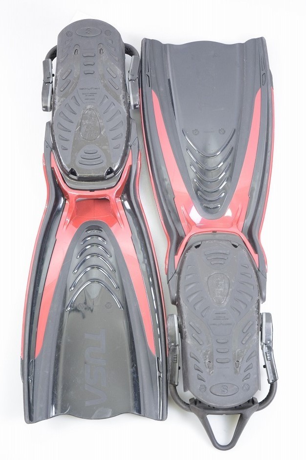 TUSAtsusa diving fins SWITCH HyFlex black / red MDR S size [Fin-221130ST]