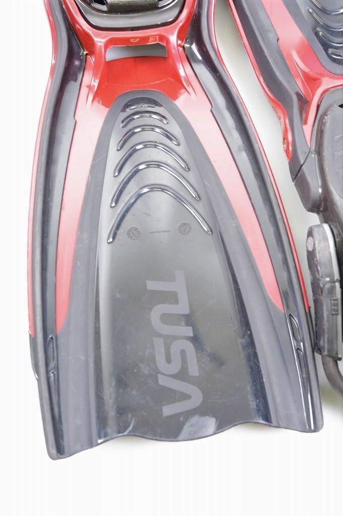 TUSAtsusa diving fins SWITCH HyFlex black / red MDR S size [Fin-221130ST]