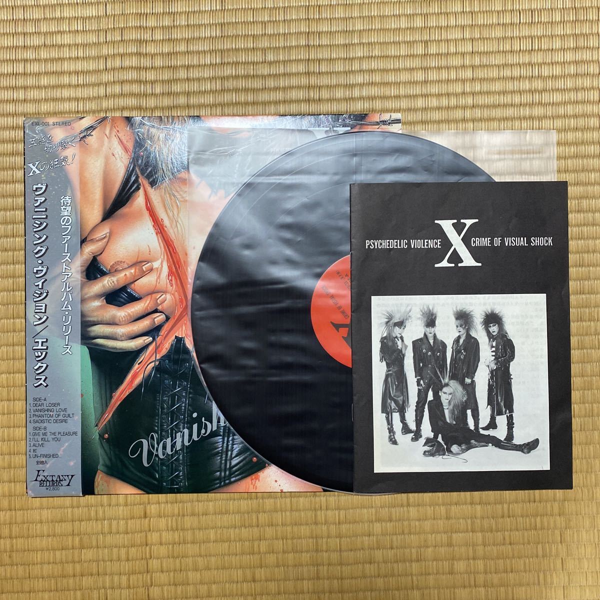希少 X エックスVanishing Visionヴァニシング・ヴィジョン/レコード