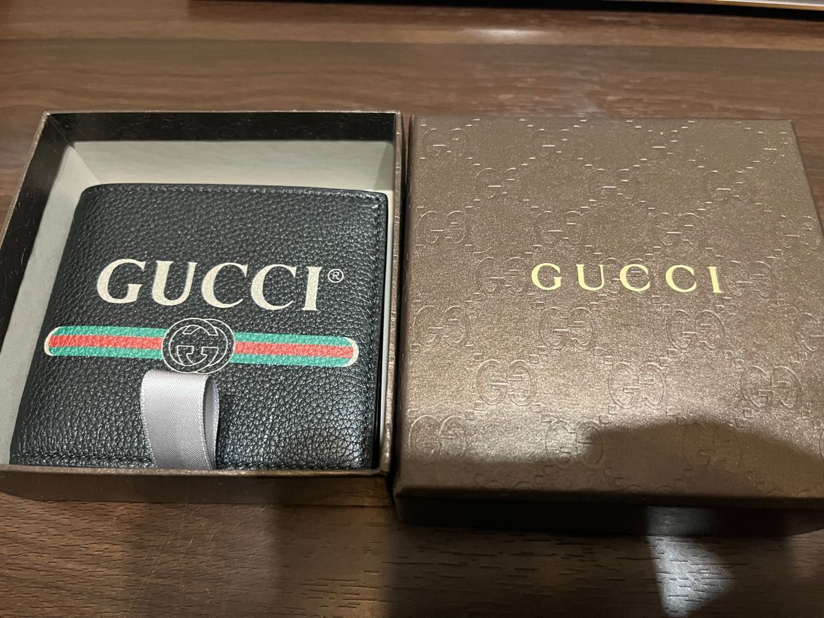 新品未使用】GUCCI 二つ折り財布 4963090G｜PayPayフリマ