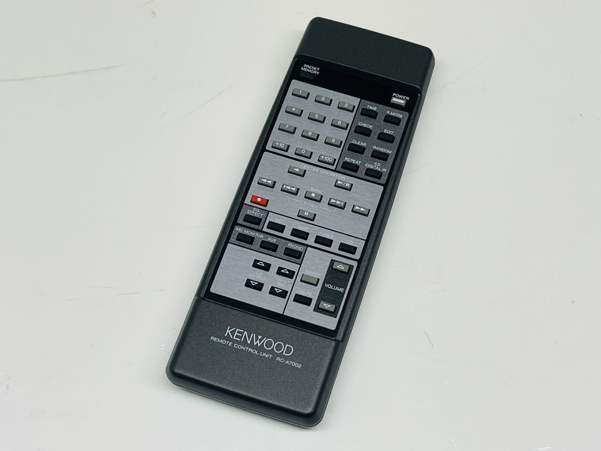 KENWOOD RC-A7002 K'sシリーズ リモコン KAF-7002 赤外線確認 KENWOOD RC-A7002 K'sシリーズ リモコン KAF-7002 赤外線確認