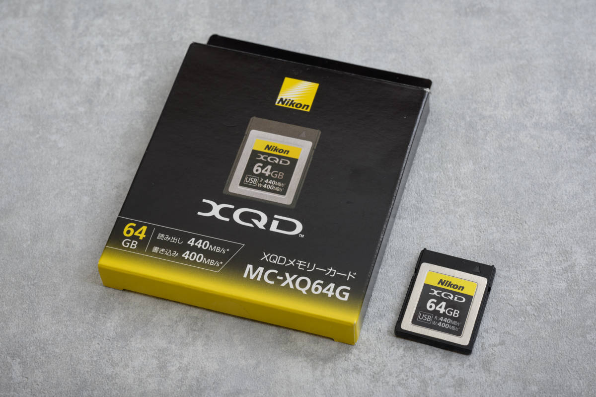 Yahoo!オークション - ニコン Nikon XQDカード MC-XQ64G 64G...