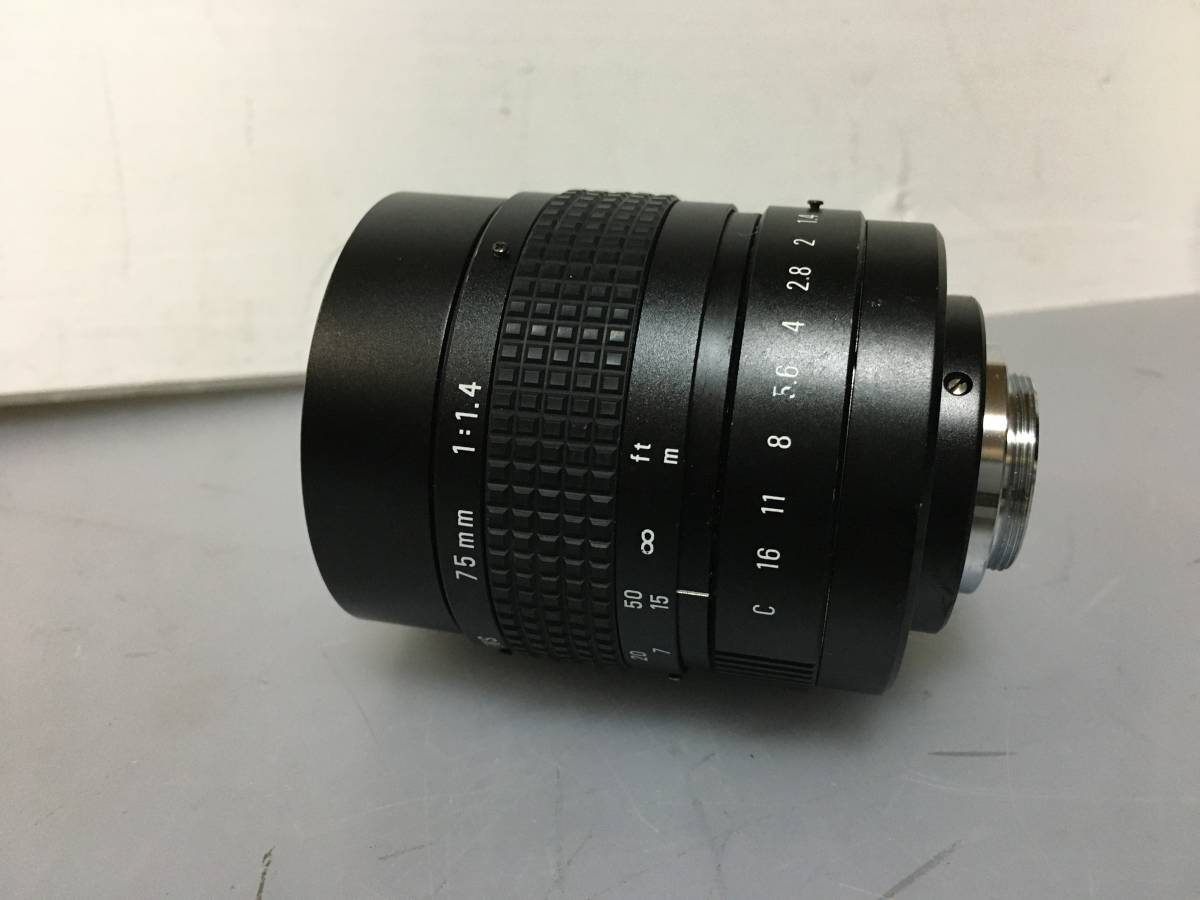 PENTAX TV LENS 75mm 1:1.4 現状品RT-2073の画像4