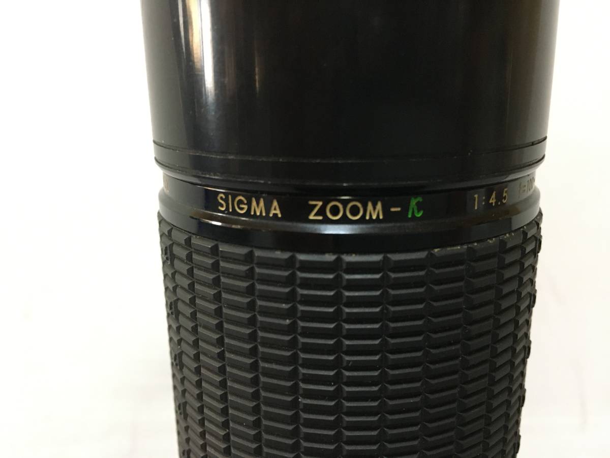 SIGMA　カメラレンズ　ZOOM-K　f=100-200mm　1:4.5　現状品RT-2171_画像3