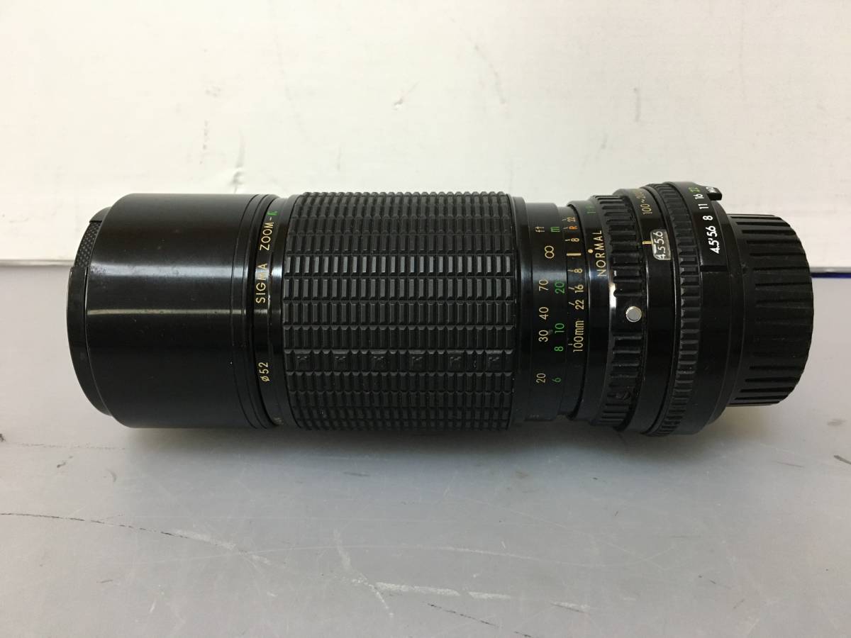 SIGMA　カメラレンズ　ZOOM-K　f=100-200mm　1:4.5　現状品RT-2171_画像1