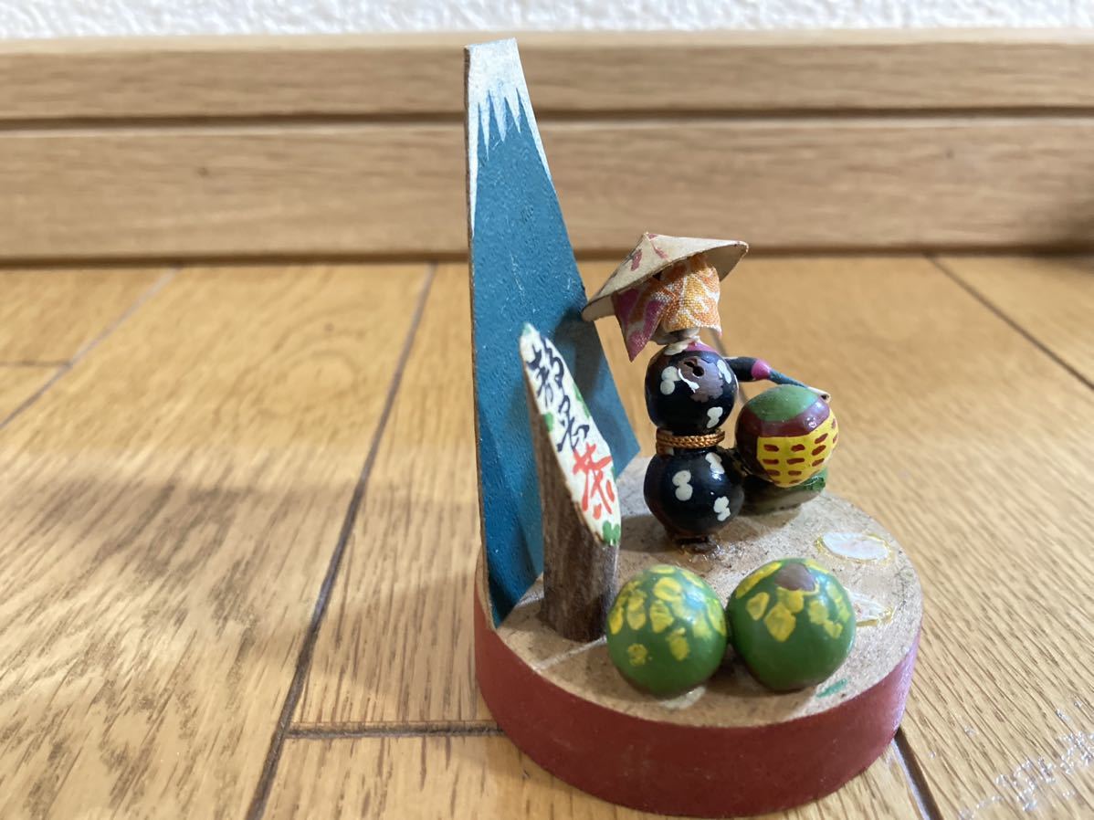  agriculture . fine art tea .. doll tea . doll! Mt Fuji quiet water tea utensils manners and customs kokeshi . earth folkcraft goods . earth toy tradition handicraft *KS501