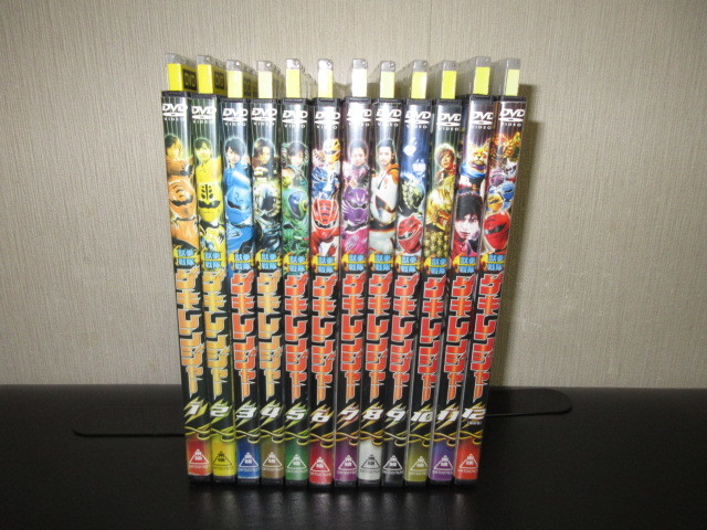 獣拳戦隊ゲキレンジャー 全12巻 DVD レンタル落ち|PayPayフリマ