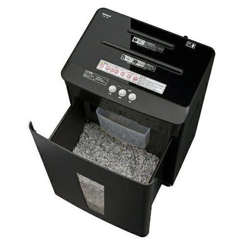  shredder high security micro cut A4 paper CD cutting dumpster type office black 