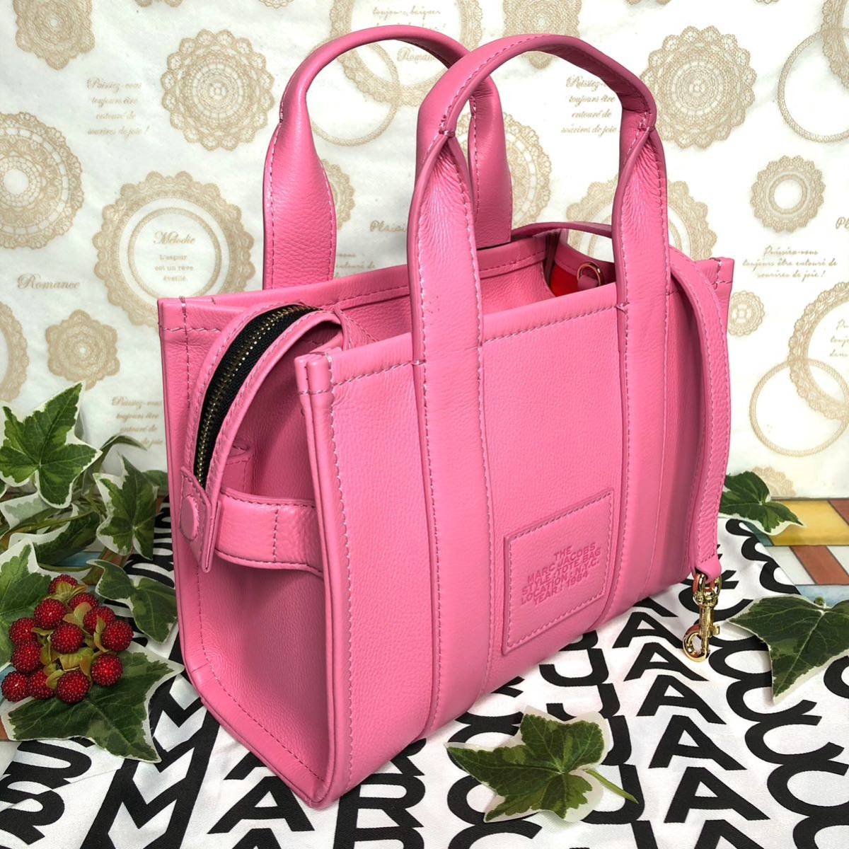 MARC JACOBS ミニトート バッグ MORNING GLORY ピンク-