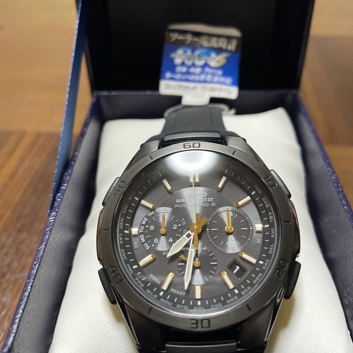 ヤンバルクイナ新品同様CASIO カシオ 5174 JA ソーラー電波時計 CASIO カシオ 電波時計 5174JACASIO 5174 wave septor MULTI