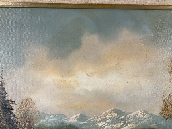 バブリーな額付き!あのHeinz Rossの絵画 ヘインズ ロス Yahoo!オークション - 真作保証 油彩 ヘインズ・ロス Heinz Ross