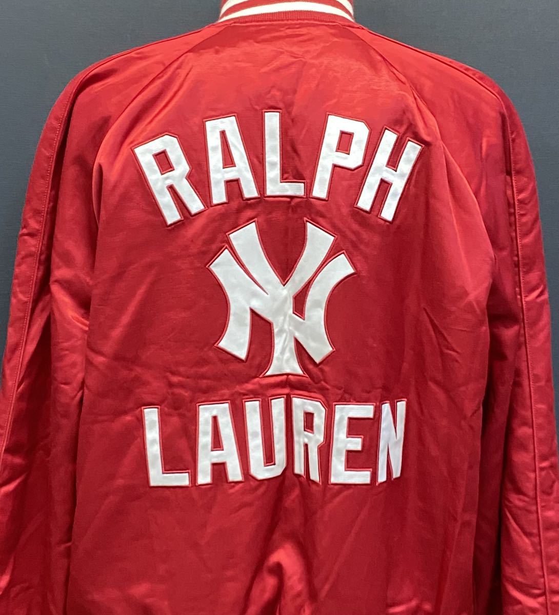 POLO Ralph Lauren × MLB BASEBALL Jacket New York Yankees Red ポロ 