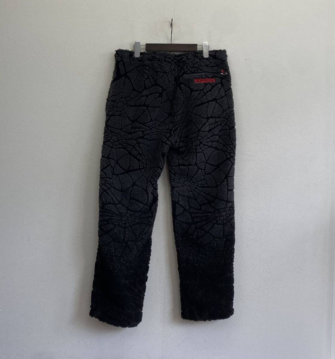 Supreme / Spyder Web Polar Fleece Pant Black シュプリーム